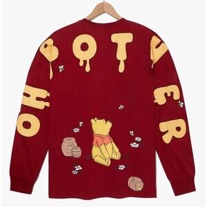 NEW Disney Winnie the Pooh Puff Print Oh Bother Long Sleeve Jersey XL‎ Unisex